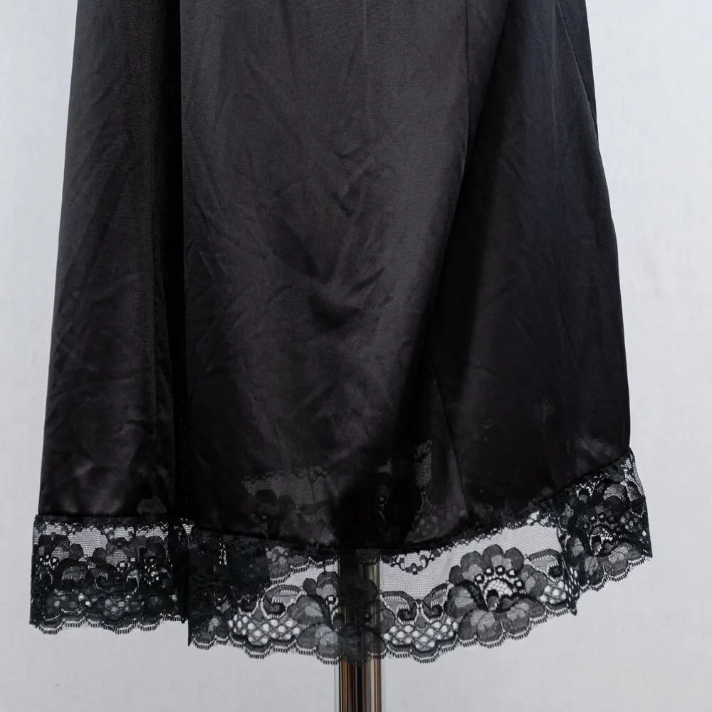 Velrose black slip dress size 44/M